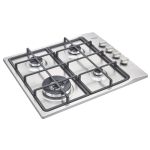 COOKTOP INOX SQUARE 4GX TRI 60