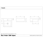 CUBA CELITE SEMI ENCAIXE 41X41CM C MESA + TORNEIRA LUXO CROMADA LAV