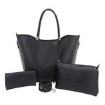 Bolsa Feminina Shopper Grande + Necessaire + Carteira Kit 02