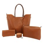Bolsa Feminina Shopper Grande + Necessaire + Carteira Kit 02