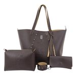 Bolsa Feminina Shopper Shopbag Kit +necessaire+carteira 011