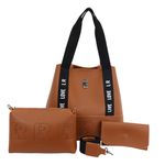 Bolsa Feminina Totebag Saco Kit + Carteira + Necessaire 08