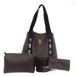 Bolsa Feminina Totebag Saco Kit + Carteira + Necessaire 08