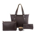 Bolsa Feminina Shopper Kit + Necessaire + Carteira New 010