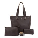 Bolsa Feminina Shopper Original+carteira + Necessaire Kit 03