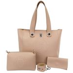 Bolsa Feminina Shopper Original+carteira + Necessaire Kit 03