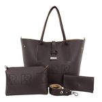 Bolsa Feminina Shopper Grande Kit + Carteira + Necessaire 07
