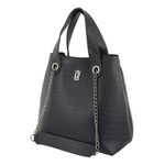 Bolsa Feminina Shopper Croco + Carteira + Necessaire Kit 01