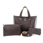 Bolsa Feminina Shopper Totebag Kit + Necessaire +carteira 06