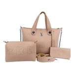 Bolsa Feminina Shopper Totebag Kit + Necessaire +carteira 06
