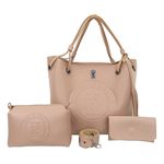 Bolsa Feminina Shopper Kit + Necessaire + Carteira Lr 017