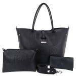 Bolsa Feminina Shopper Grande Kit + Carteira + Necessaire 07