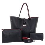 Bolsa Feminina Shopper Grande Kit + Carteira + Necessaire 07