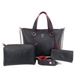 Bolsa Feminina Shopper Totebag Kit + Necessaire +carteira 06