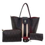 Bolsa Feminina Shopper Ecobag Kit + Necessaire +carteira 012