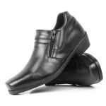 Bota Social Masculina Confortável Ziper Lançamento