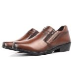 Bota Social Masculina Confortável Ziper Lançamento