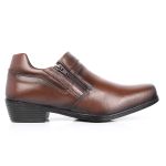 Bota Social Masculina Confortável Ziper Lançamento