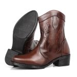 Bota Texana Feminina Bordada