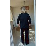 Conjunto Moletinho Listrado Luana Preto