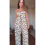 Tunica Alfaiataria Banana Decorada Estampado