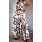 Calça Pantalona Amazônia Estampado