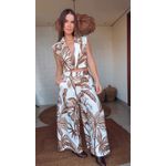 Calça Pantalona Amazônia Estampado