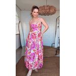 Vestido Longo Balonê Izabel Estampado