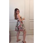 Vestido Curto Floral Ligia Estampado