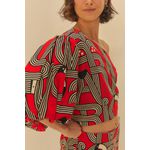 Blusa Ombro Só Logotuca Estampado