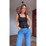Blusa Peplum Lizzie Preto