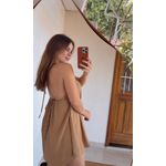 Vestido Betina Bege 