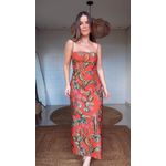 Vestido Reto Cactus Estampado