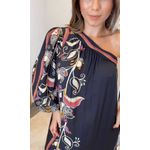 Vestido Ombro Só Lenço Lia Estampado