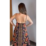 Vestido Longo Madalena Estampado