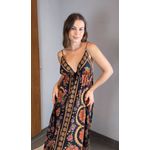 Vestido Longo Madalena Estampado