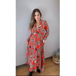 Vestido Longo Logotuca Estampado