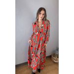 Vestido Longo Logotuca Estampado