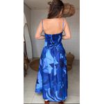 Vestido Alçinha Aquarela Flor Estampado