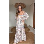 Vestido Delicadeza Boho Estampado