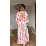 Vestido Longo Relicário Tropical Estampado