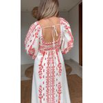 Vestido Longo Relicário Tropical Estampado
