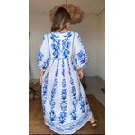 Vestido Manga Longa Antônia Estampado
