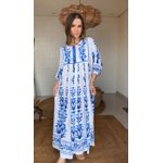 Vestido Manga Longa Antônia Estampado