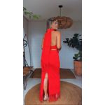 Conjunto Franja Leticia Vermelha