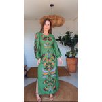 Vestido Cutwork Tucalina Estampado