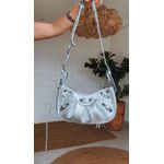 Bolsa Detalhes Metalizados Prata