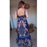 Vestido Cropped Encanto Da Natureza Estampado