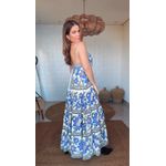 Vestido Longo Jardim Chintz Estampado