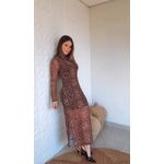 Vestido Tule Onça
